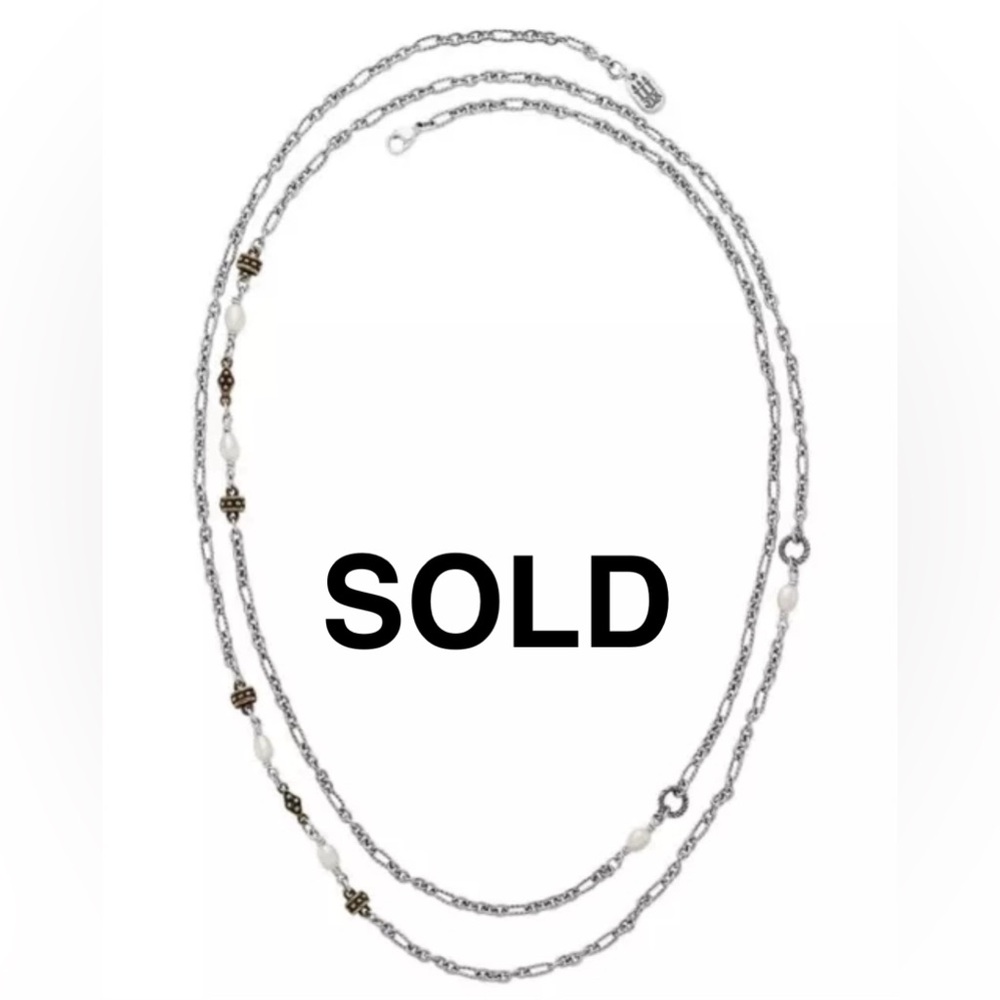 Retired James Avery Marjan Pearl Necklace With Cultured Pearls
